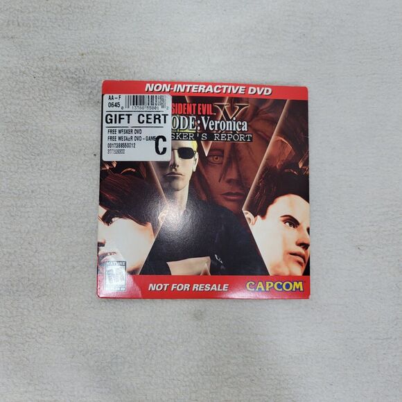 Resident Evil Code Veronica X Bonus Disc Promotional DVD Movie Video Game Games - Picture 9 of 9